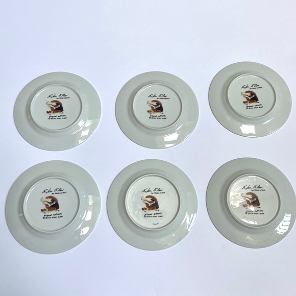Erika Oller ‘Happily Dying of Chocolate’ Small Plates-Set of 6 - Picture 11 of 12
